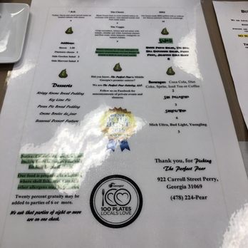 The Perfect Pear - Sandwiches Near Me - Perry, Georgia