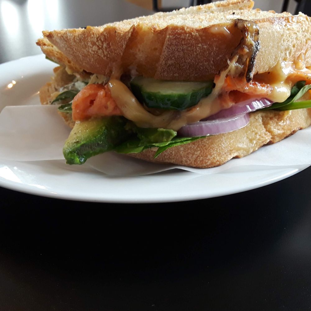 LA Bakery - Side view of the Salmon Melt on Sourdough Bread - Bakeries Near Me - Carson City, Nevada LA Bakery - Side view of the Salmon Melt on Sourdough Bread - Bakeries Near Me - Carson City, Nevada