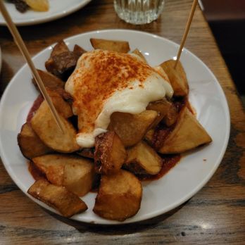 Barcelona Wine Bar - Patatas bravas - Wine Bars Near Me - Houston, Texas Barcelona Wine Bar - Patatas bravas - Wine Bars Near Me - Houston, Texas