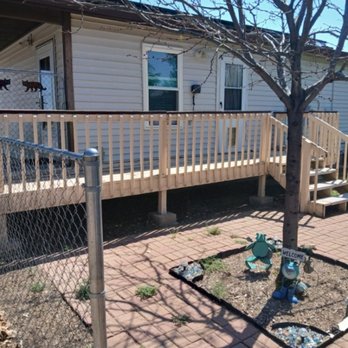 Priority Landscaping - Old wooden deck. - Landscaping Near Me - Pueblo, Colorado Priority Landscaping - Old wooden deck. - Landscaping Near Me - Pueblo, Colorado