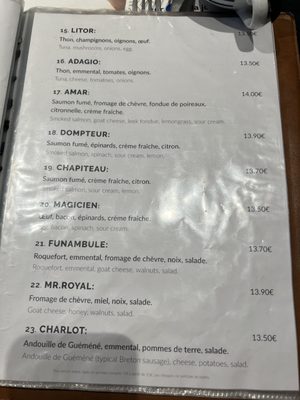 Menu photo 1 La Crêpe Rit du Clown Paris, 75 Menu photo 1 La Crêpe Rit du Clown Paris, 75