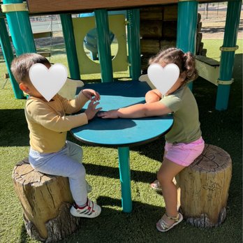 Schoolhouse Park - A table and tree stump seats! - Parks Near Me - Dayton, Ohio Schoolhouse Park - A table and tree stump seats! - Parks Near Me - Dayton, Ohio
