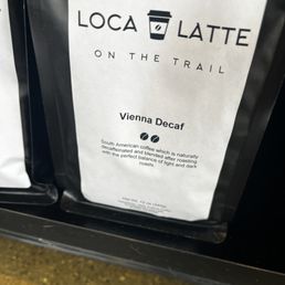 One of several coffees to choose from for home brewing.