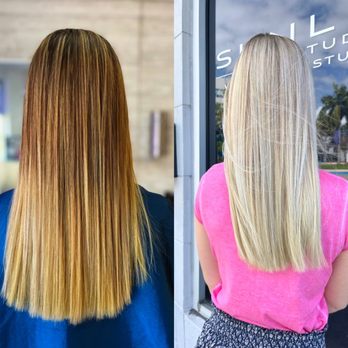 Sunliss hair studio - This is me before and after with keratin and color - Hair Salons Near Me - Hollywood, Florida Sunliss hair studio - This is me before and after with keratin and color - Hair Salons Near Me - Hollywood, Florida