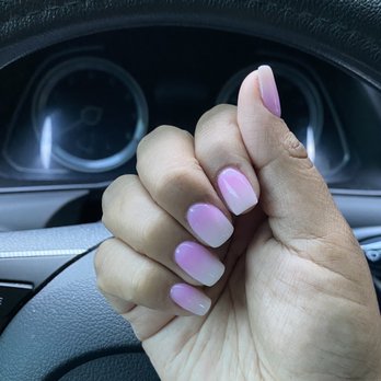 Hot Nail Spa - Dipped powder pink ombre - Nail Salons Near Me - Hialeah, Florida Hot Nail Spa - Dipped powder pink ombre - Nail Salons Near Me - Hialeah, Florida