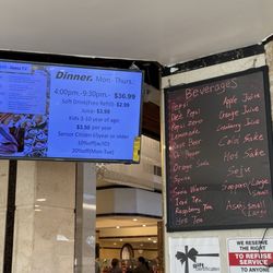 FuJi Buffet & Grill - 6/1/26 Prices and drink options