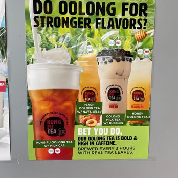 Kung Fu Tea - I went for the Oolong Tea this time! - Coffee & Tea Near Me - Gainesville, Florida