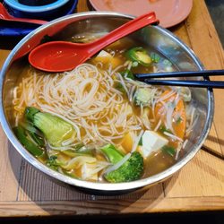 Veggie tofu pho (large) - so full of flavor!