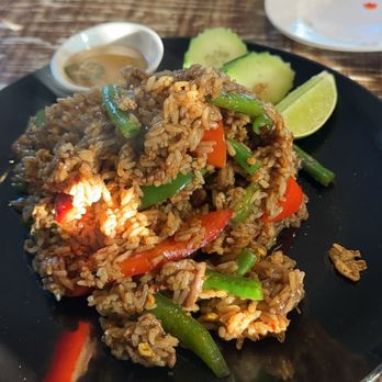 Chok Dee Thai Kitchen - #37 Spicy Basil Fried Rice with Beef - Chinese Near Me - Ash Flat, Arkansas