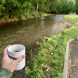 Coffee by the creek