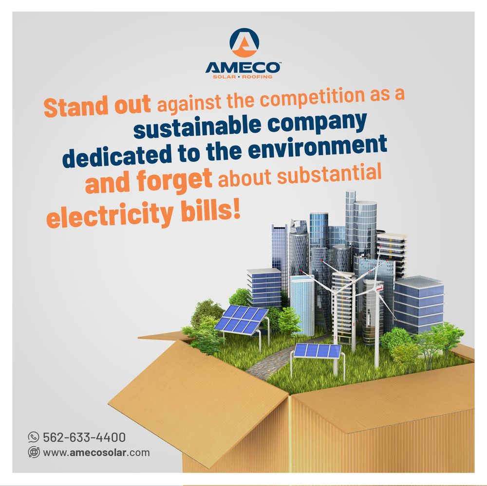 Slide of AMECO Solar & Roofing