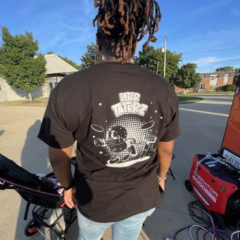 Later Taterz - The wife Jasmine. Love the shirt! Baby Pia in the cut. - Food Trucks Near Me - Normal, Illinois