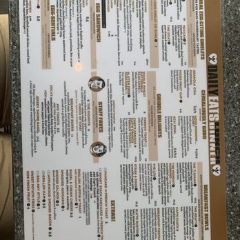 Daily Eats - Menu - New American Near Me - Tampa, Florida Daily Eats - Menu - New American Near Me - Tampa, Florida