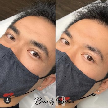xoBeautyBrows - Left is after microblading with Crystal, right is before. - Permanent Makeup Near Me - Rosemead, California