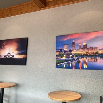 The Aviator - Inside seating by patio. - American Near Me - Cleveland, Ohio The Aviator - Inside seating by patio. - American Near Me - Cleveland, Ohio