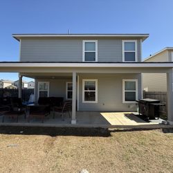 Red Roan Construction - Painting Scheme of patio matches the home ( they got the exact paint the builders used )
