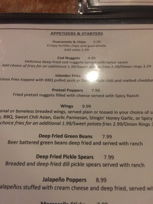 Menu photo 2 The Islander Bar Hessel, MI