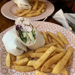 Chicken and avocado wrap Chicken and avocado wrap