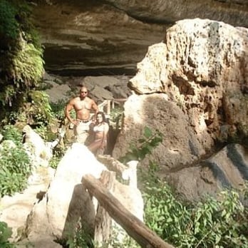Hamilton Pool Preserve - walking the pathway inside the grotto - Parks Near Me - Dripping Springs, Texas Hamilton Pool Preserve - walking the pathway inside the grotto - Parks Near Me - Dripping Springs, Texas