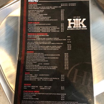 HK Kitchen & Draft House - The menu - Bars Near Me - Bronx, New York