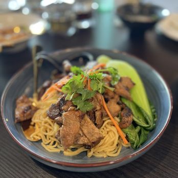 Oodles By The Noodbar - Garlic butter noodles with pork shoulder - Pan Asian Near Me - La Mesa, California Oodles By The Noodbar - Garlic butter noodles with pork shoulder - Pan Asian Near Me - La Mesa, California
