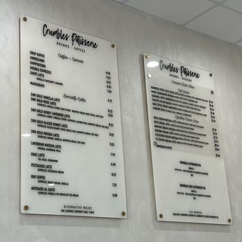 Crumbles Patisserie - Menu and seasonal menu - Desserts Near Me - Glendale, California
