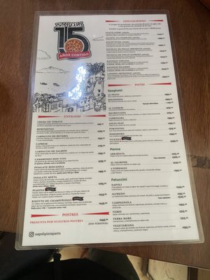Menu photo 1 Napoli Monterrey, NLE