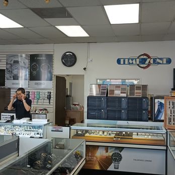 Seiko Watch Time Zone - Inside Time Zone watch repair store - Watches Near Me - Costa Mesa, California