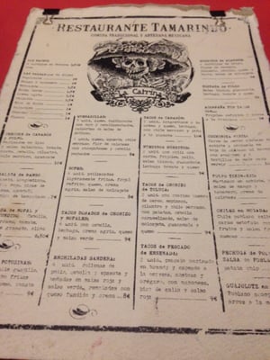 Menu photo 5 Tamarindo A Coruña, C
