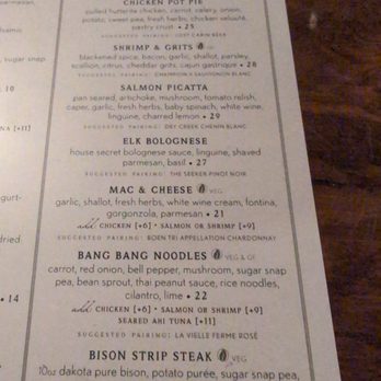 Sage Creek Grille - menu is interesting - American Near Me - Custer, South Dakota