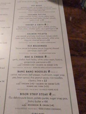 Menu photo 1 Sage Creek Grille Custer, SD