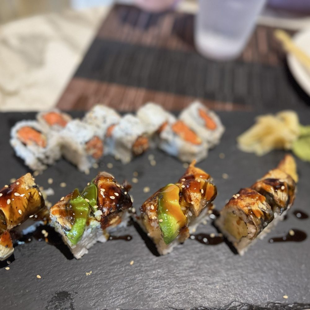 Sake Maru - Dragon Roll - Japanese Near Me - Indianapolis, Indiana Sake Maru - Dragon Roll - Japanese Near Me - Indianapolis, Indiana