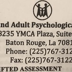 Child And Adult Psychological Services - They offer gifted testing for EBR Schools