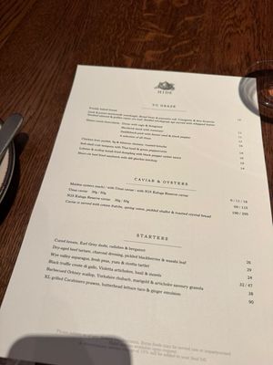 Menu photo 1 Hide London, XGL