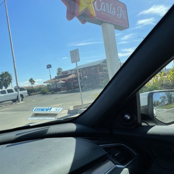 Carl's Jr - the view from the driver's seat - Fast Food Near Me - Fresno, California