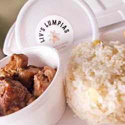 Liv's Lumpias - Pick up for lunch or dinner in Covina! Garlic Fried Rice- Pork Adobo- Lumpia Variety!
Ask about larger order delivery!