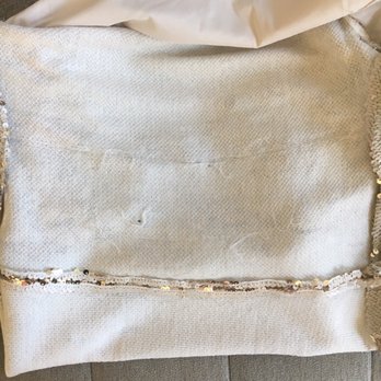 Unique Alterations - This is the run from inside/underside. You can see all the threads they caught. - Sewing & Alterations Near Me - Anaheim, California