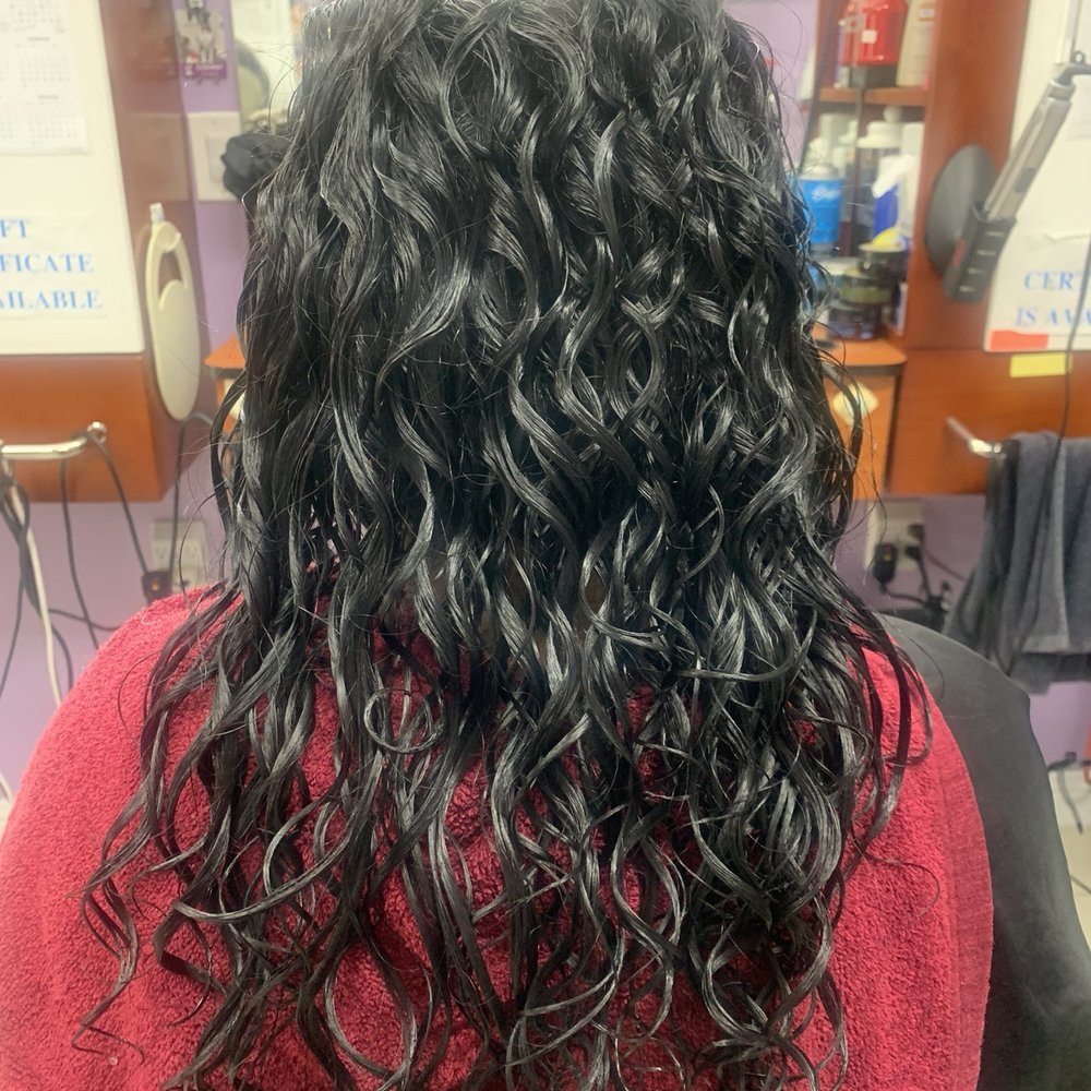 Right after the perm Right after the perm