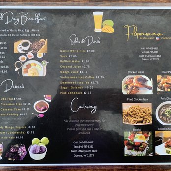 Filipiniana - Menu - Filipino Near Me - Elmhurst, New York