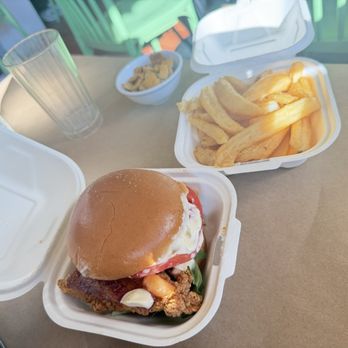 Honey Butter Fried Chicken - Fries and fried chicken BLT - Chicken Shop Near Me - Chicago, Illinois Honey Butter Fried Chicken - Fries and fried chicken BLT - Chicken Shop Near Me - Chicago, Illinois