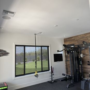 Kreative Audio Video - Gym speakers running off a Sonos amp - Home Theatre Installation Near Me - Phoenix, Arizona Kreative Audio Video - Gym speakers running off a Sonos amp - Home Theatre Installation Near Me - Phoenix, Arizona