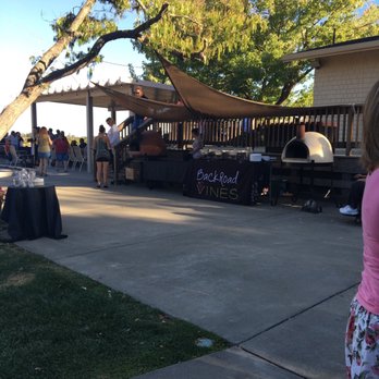 BackRoad Vines - Their bbq / pizza area for their events - Wine Tasting Room Near Me - Fairfield, California