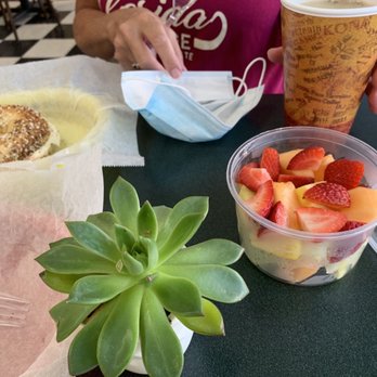 Carolina Cafe and Catering - Look at the fruit cup.  Ripe and not bruised. - Bagels Near Me - Columbia, South Carolina