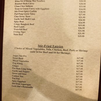 Addie's Thai House - House Specialties and Stir-Fried dishes - Thai Near Me - Chesterfield, Missouri