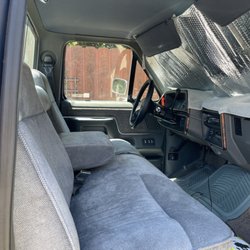Local Town Upholstery - New seat, headliner and sun visors.