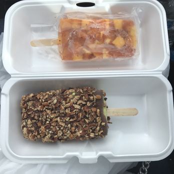 La Autentica Michoacana - Mango & chile + pistachio dipped in chocolate/nuts - Desserts Near Me - Ontario, California La Autentica Michoacana - Mango & chile + pistachio dipped in chocolate/nuts - Desserts Near Me - Ontario, California