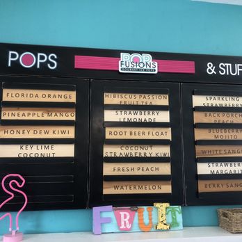 Pop Fusions Gourmet Fruit Pops - Menu - Ice Cream & Frozen Yogurt Near Me - Inverness, Florida Pop Fusions Gourmet Fruit Pops - Menu - Ice Cream & Frozen Yogurt Near Me - Inverness, Florida