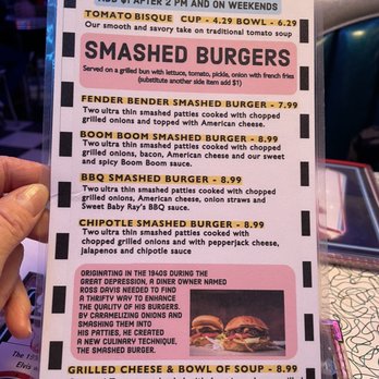 Hot Rods 50's Diner - Lunch menu - American Near Me - Alcoa, Tennessee Hot Rods 50's Diner - Lunch menu - American Near Me - Alcoa, Tennessee