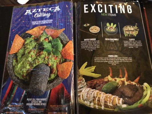 Menu photo 5 Azteca D' Oro Mexican Restaurant Winter Haven Winter Haven, FL