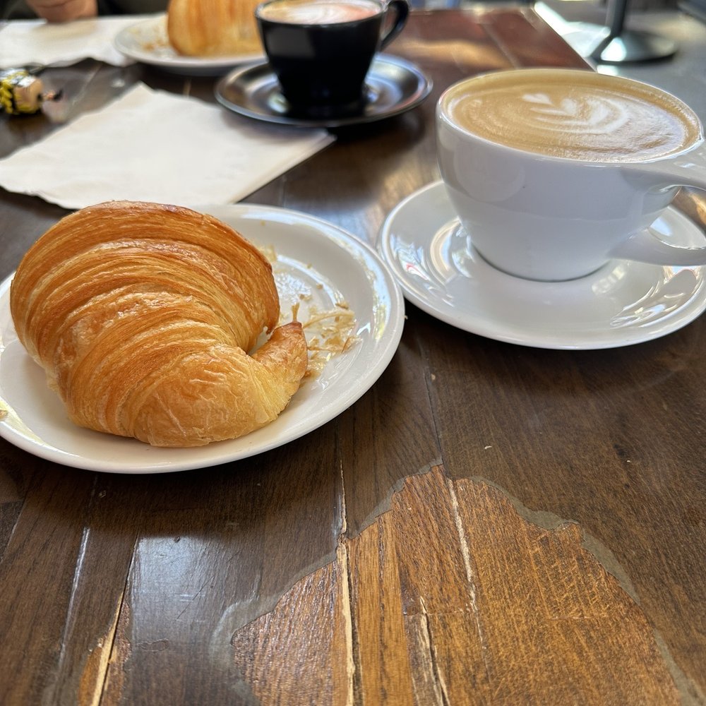 Le Coffee Shop - Tiramisu Latte and Plain Croissant - Breakfast & Brunch Near Me - Temecula, California Le Coffee Shop - Tiramisu Latte and Plain Croissant - Breakfast & Brunch Near Me - Temecula, California